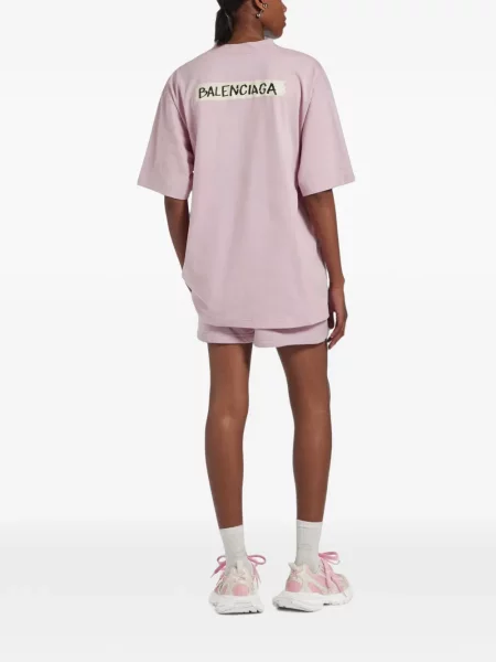 Tricou Balenciaga roz
