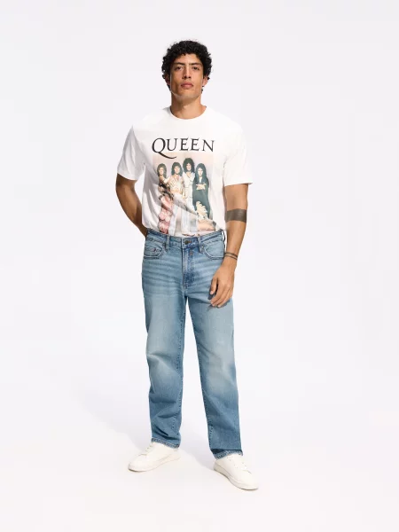 Reserved Джинси relaxed straight indigo jeans 