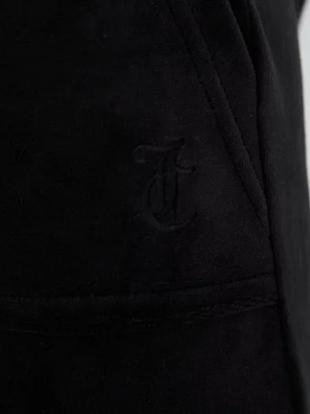 Juicy Couture spodnie dresowe czarny gładkie