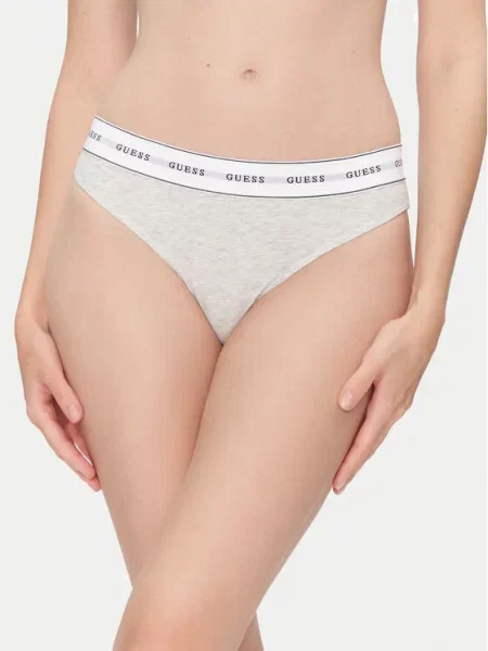 Klasične spodnje hlačke Guess siva
