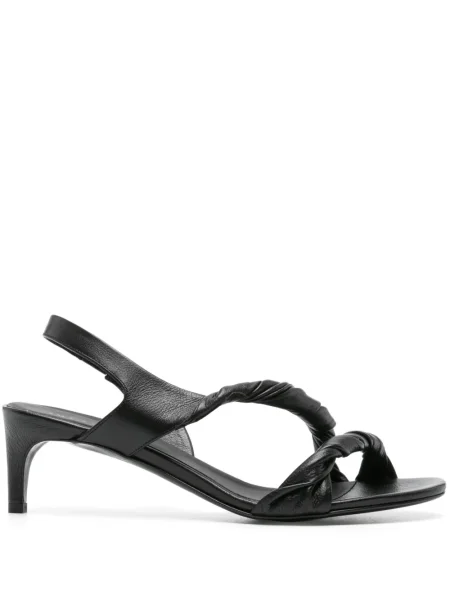 Sandale Del Carlo din piele negru