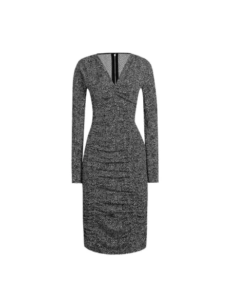 Sukienka midi Dolce And Gabbana czarna