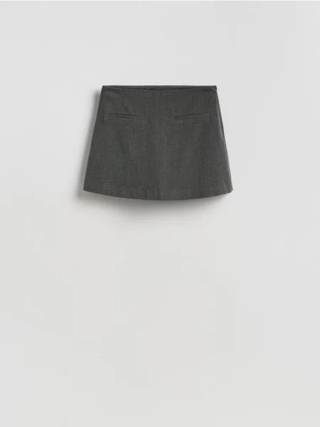Reserved Спідниця-шорти з додаванням темно-сірий сіра