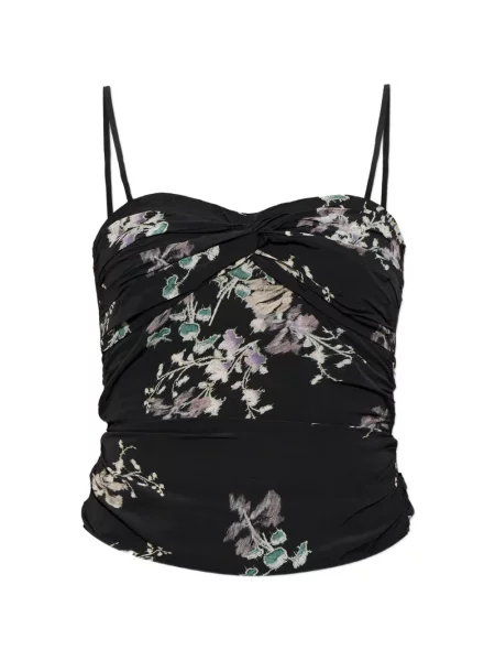 Top Marant Etoile cu model floral cu imagine negru
