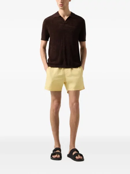 Tricou polo Bogner tricotate maro