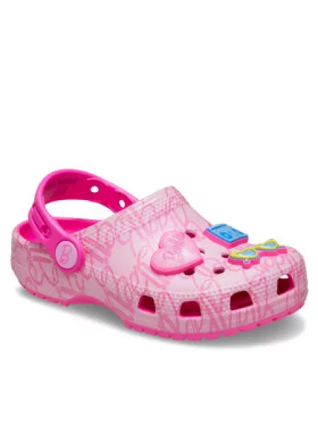 Dětské pantofle Crocs růžové