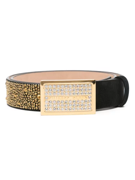 Curea Philipp Plein de cristal negru