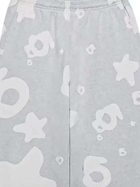 Pantaloni Sp5der cu imagine alergare gri