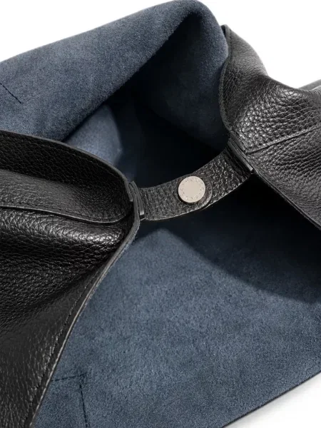 Geantă shopper Iacucci din piele negru
