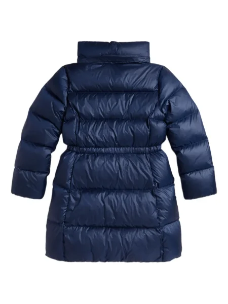 Dětska péřová bunda Polo Ralph Lauren modrá