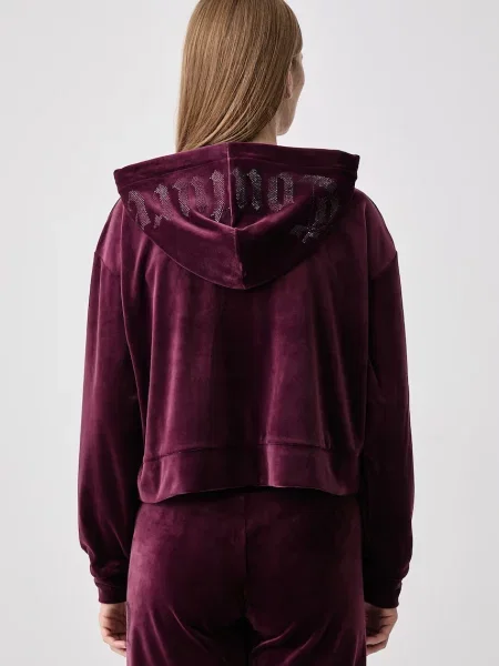 Juicy Couture Pulóver Old Gothic Bordó