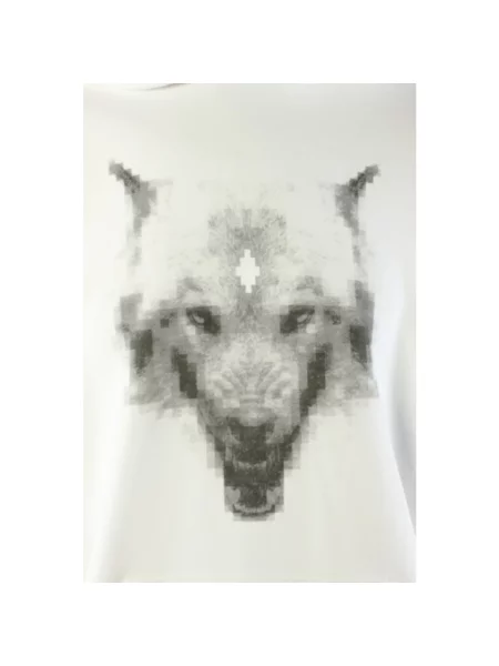 Bluza z kapturem Marcelo Burlon z kapturem biała