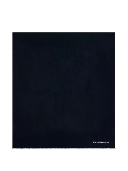 Fular Emporio Armani cu imagine albastru