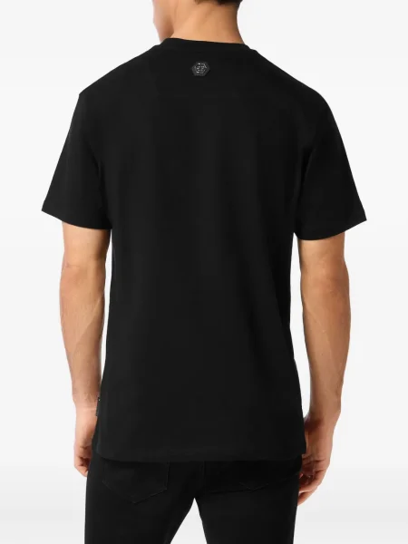 Tricou Philipp Plein cu mărgele negru