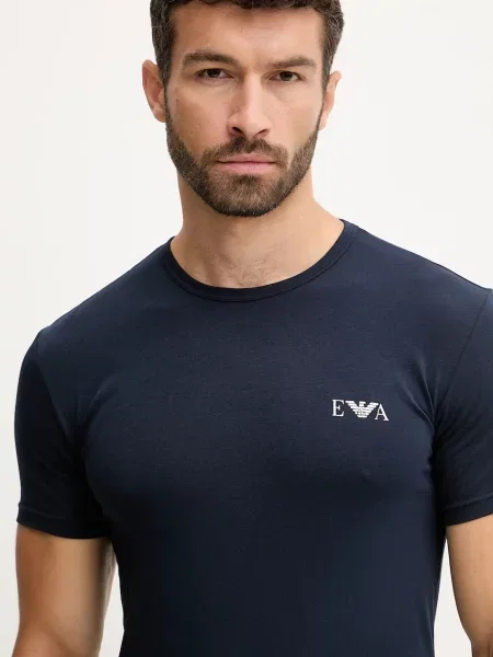 Футболка Emporio Armani Underwear с принтом белая