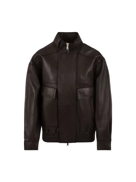 Kurtka skórzana The Jackie Leathers brązowa