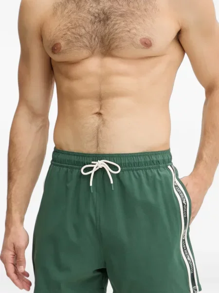 Fürdőruha Ea7 Emporio Armani autogrammal zöld
