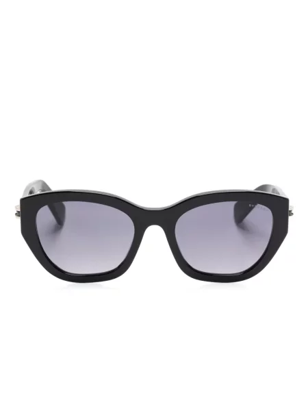 Ochelari de soare Bvlgari cu imprimeu geometric negru