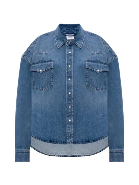 Cămașă din denim Vetements cowboy albastru