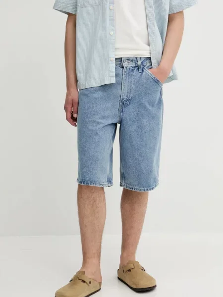 Levi's farmer rövidnadrág LOOSE CRPNTR SHORTS kék