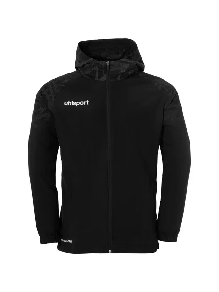 Tkana bluza z kapturem dla dzieci Uhlsport Goal 25 Evo czarna