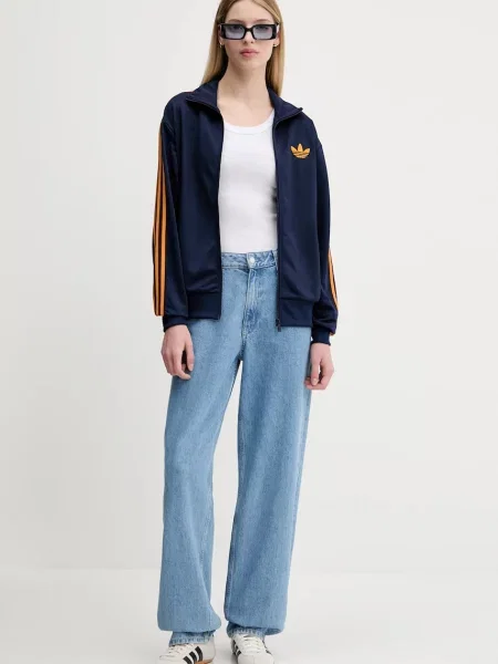 Кофта adidas Originals Firebird з аплікацією синій