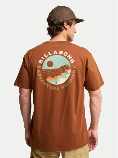 Billabong Tricou Rockies maro