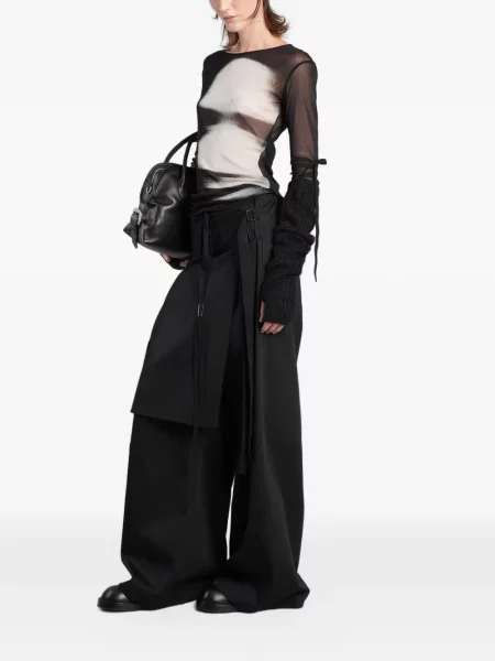 Pantaloni Ann Demeulemeester negru