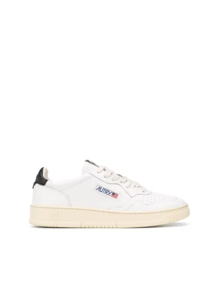 Sneakers Autry Medalist Low Man Leat/ Leat Wht/ Black EUR 42 białe
