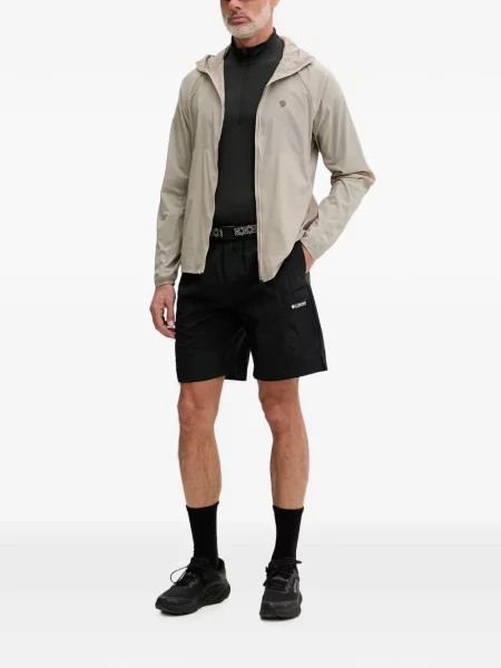 Суичър с цип Fjallraven бродиран черно