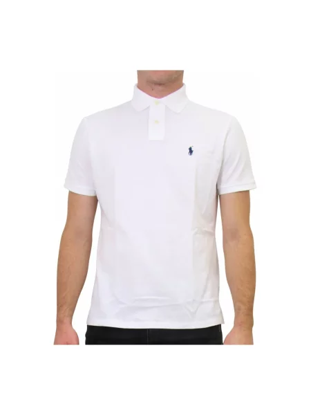 Koszulka polo Polo Ralph Lauren z siateczką biała