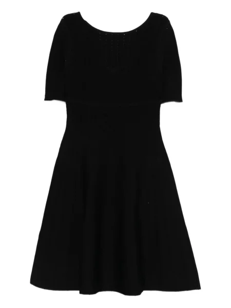 Rochie mini Hervé Léger scurtă de costum negru