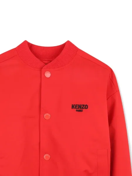 Kurtka bomber dziecięcy Kenzo czerwony
