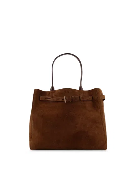 Torebka skórzana Tom Ford retro brązowa