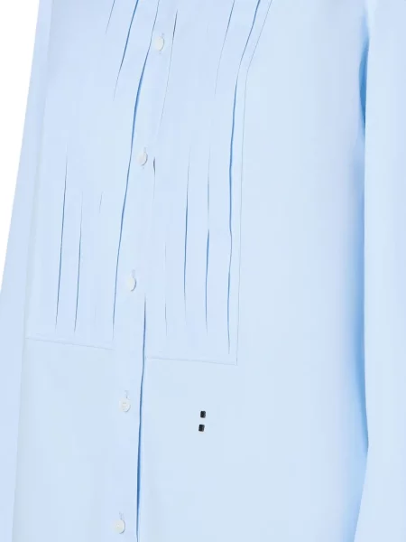 Cămașă Fendi din poplin albastru