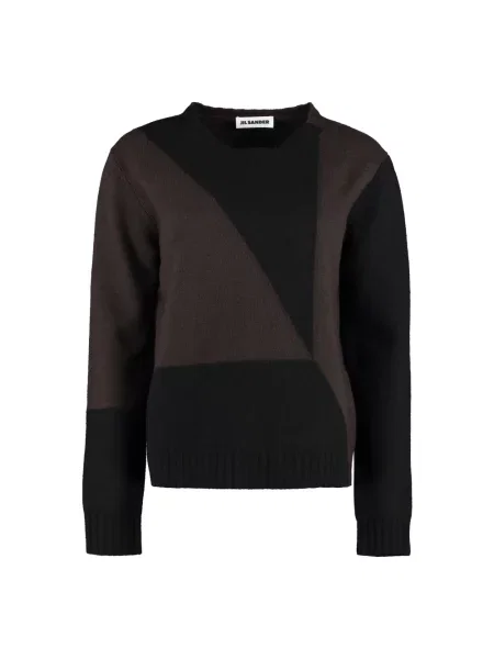 Sweter Jil Sander wełniany brązowy