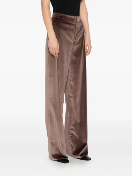 Pantaloni Tagliatore de catifea maro