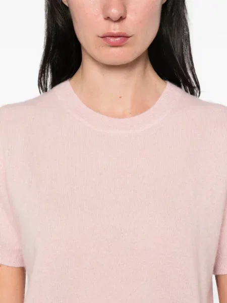Scurt pulover Ivory Paris roz