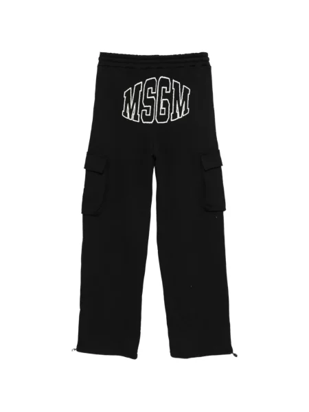 Spodnie dziecięce Msgm czarne