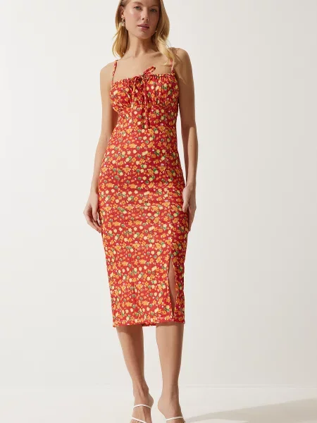 Rochie de damă Happiness İstanbul galben