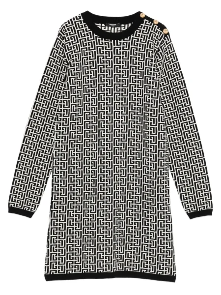 Sukienka dziecięca Balmain czarna