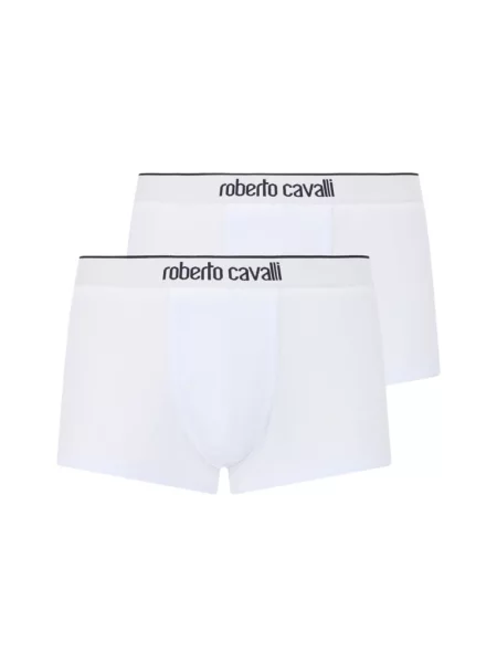 Bokserki Roberto Cavalli białe