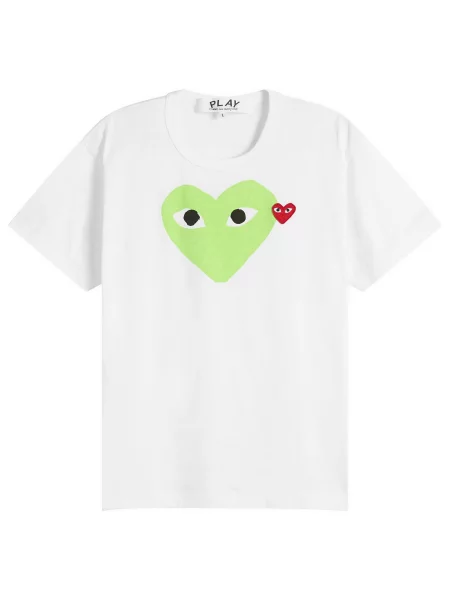 Koszulka Comme Des Garcons Play biała