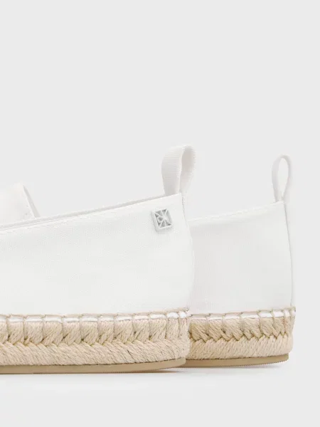 Еспадрільї Calvin Klein з канвасу білі