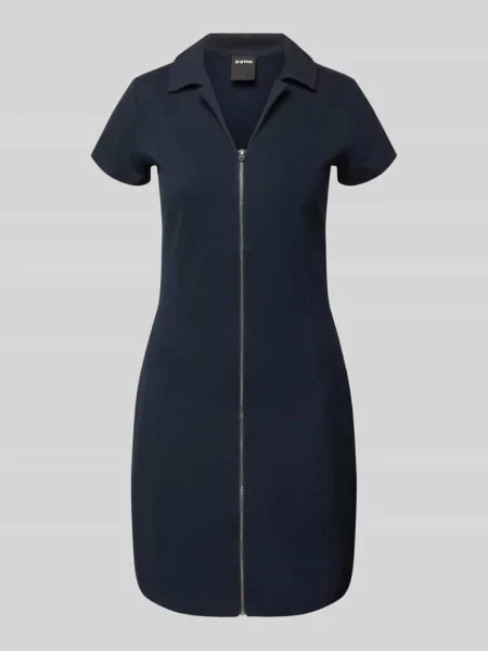 Sukienka mini z zamkiem błyskawicznym na całej długości G-star Raw