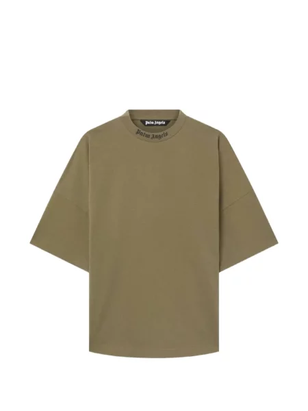 Tricou Palm Angels clasic cu autograf verde