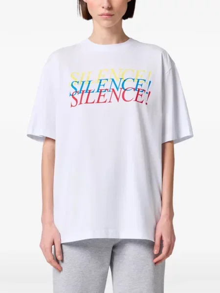 Tricou Msgm cu imagine alb