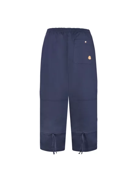 Spodnie Moncler niebieskie