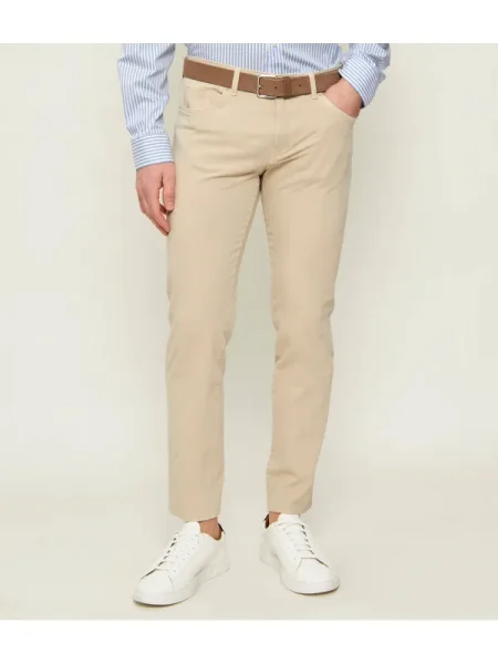 BOSS BLACK Pantaloni chino negru