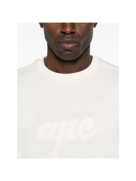 A.P.C. t-shirt t-shirt lenny GOTS beżowy szara